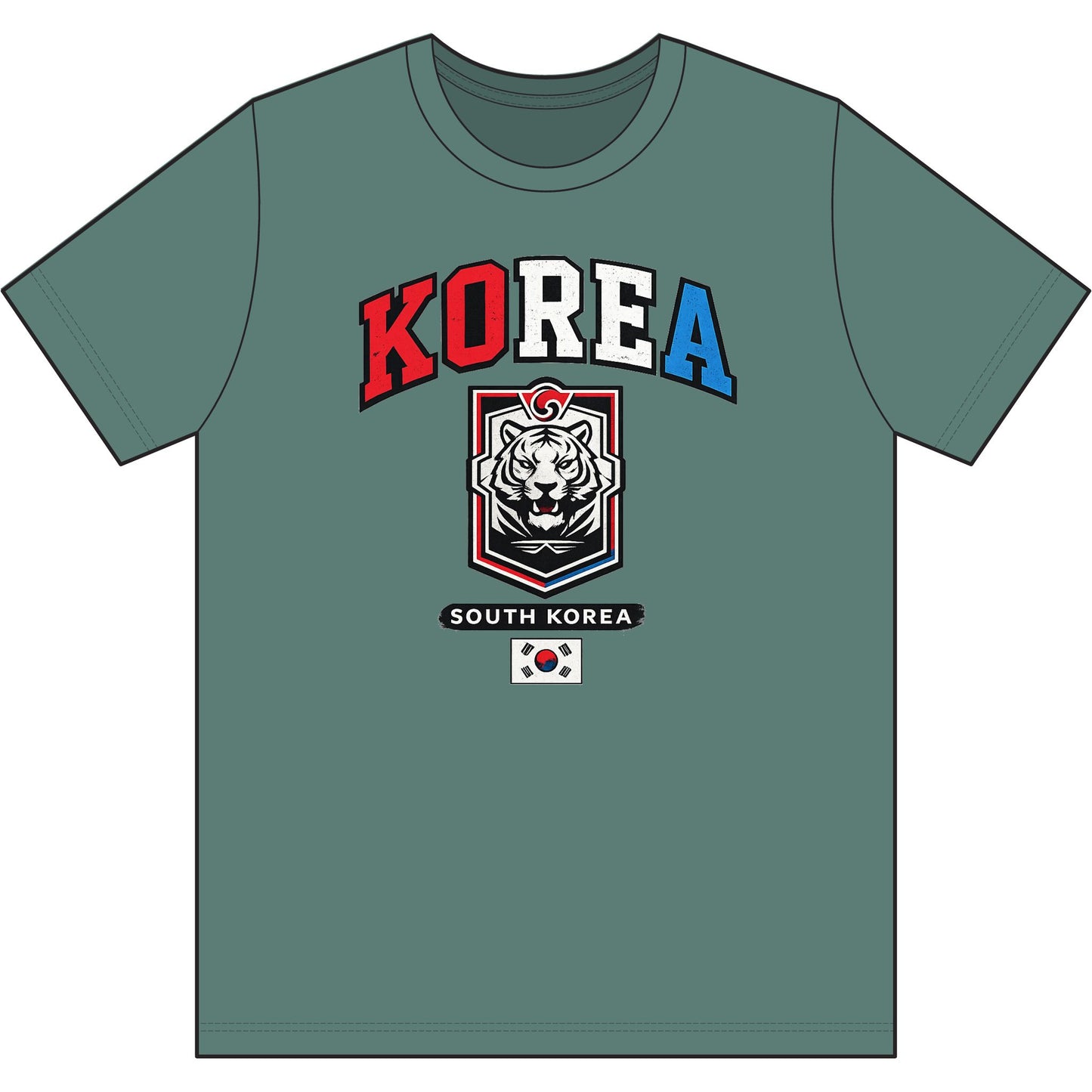 Korea Tiger Crest T-Shirt